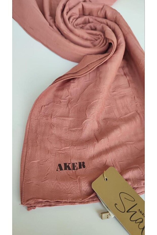 Gül Kurusu Bambu Kraş Şal - 3