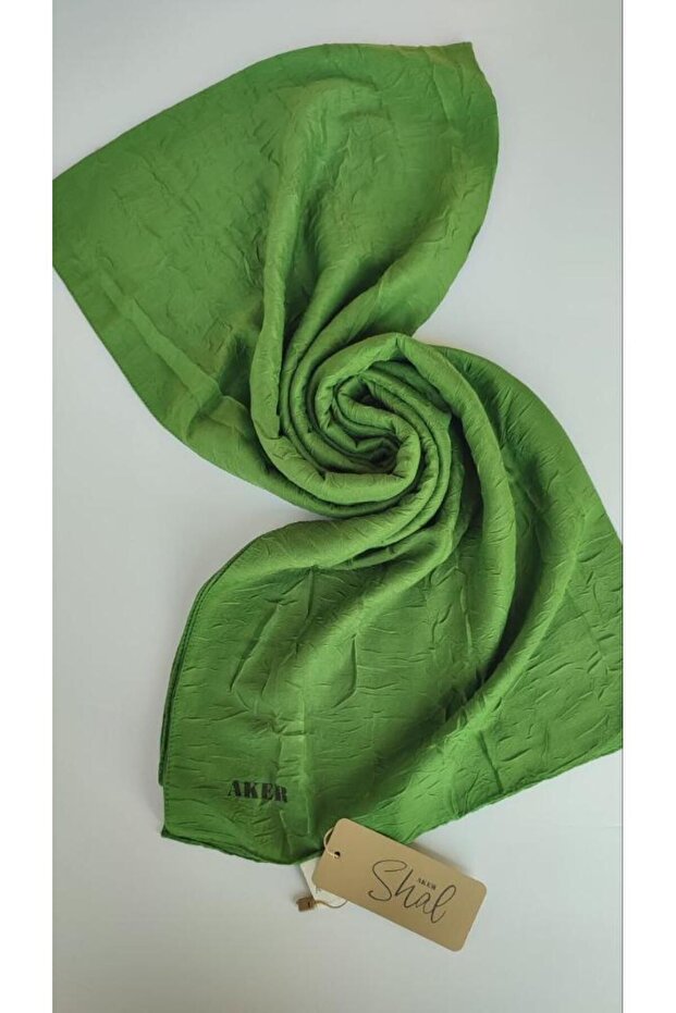 Yeşil Bambu Kraş Şal - 1