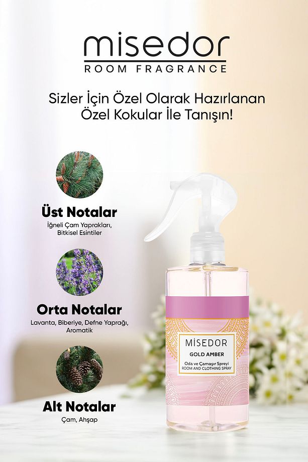 2 Li Set Gold Amber Oda Kokusu 330 ml - 5
