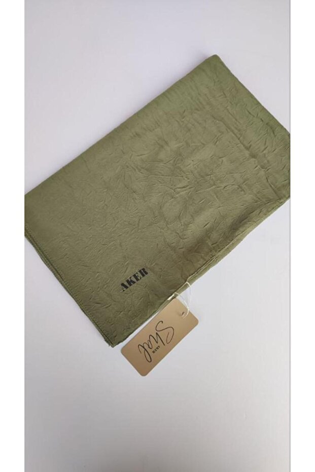 Haki Bambu Kraş Şal - 4