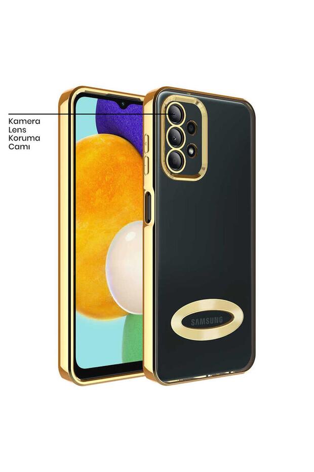 Samsung Galaxy A13 Compatible Case Glint Silicone Case Gold