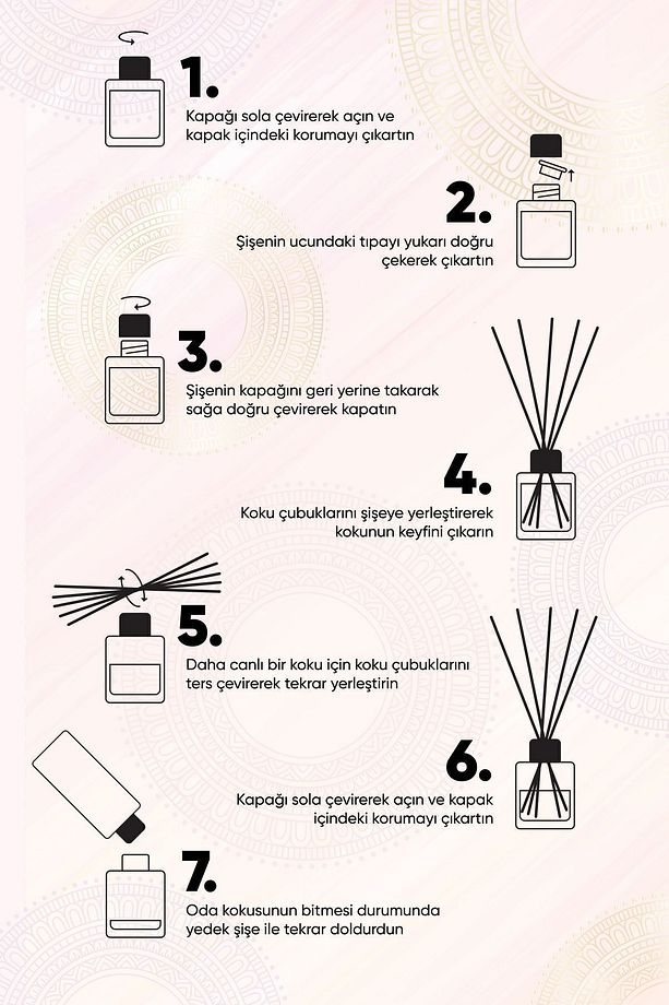 2 Li Set Gold Amber Çubuklu Oda Kokusu 120 ml & Oda Spreyi 330 ml - 8
