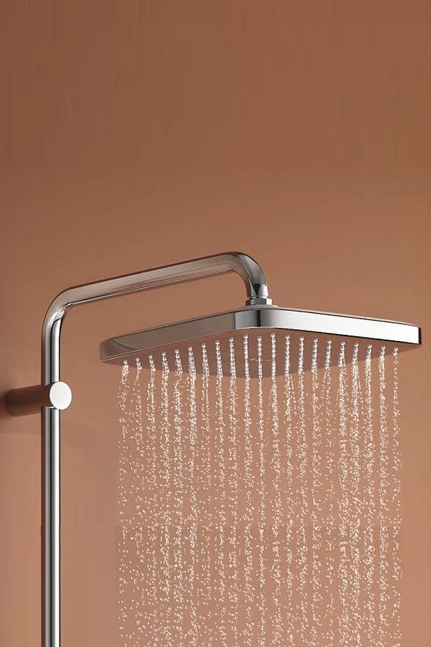 Tempesta System 250 Cube Kare Duş Başlıklı Duvara Monte Duş Sistemi - 26694001 - 4
