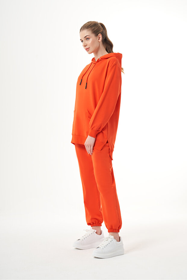 Torba Cepli Nar Çiçeği Sweatshirt - 4