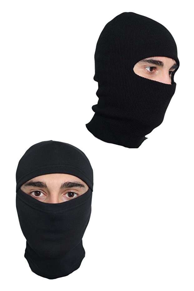 2'li Paket Yün ve Termal Kar Maskesi - 1