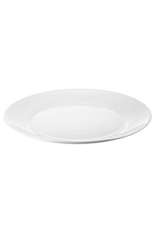 6 Adet 19 Cm Beyaz Tabak, Tatlı Tabağı - 1