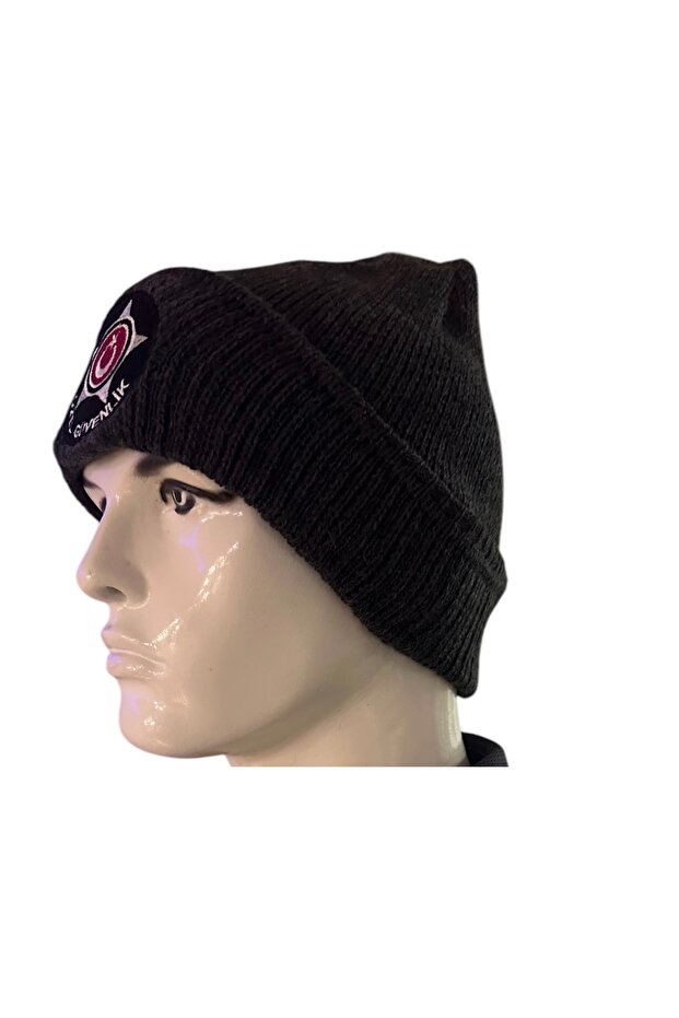 -ÖZEL GÜVENLİK 5 ADET YÜN BERE+FİLELİ ŞAPKA - 2