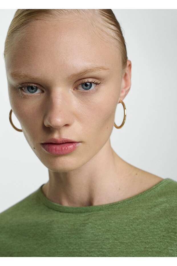 %100 keten tişört - 7