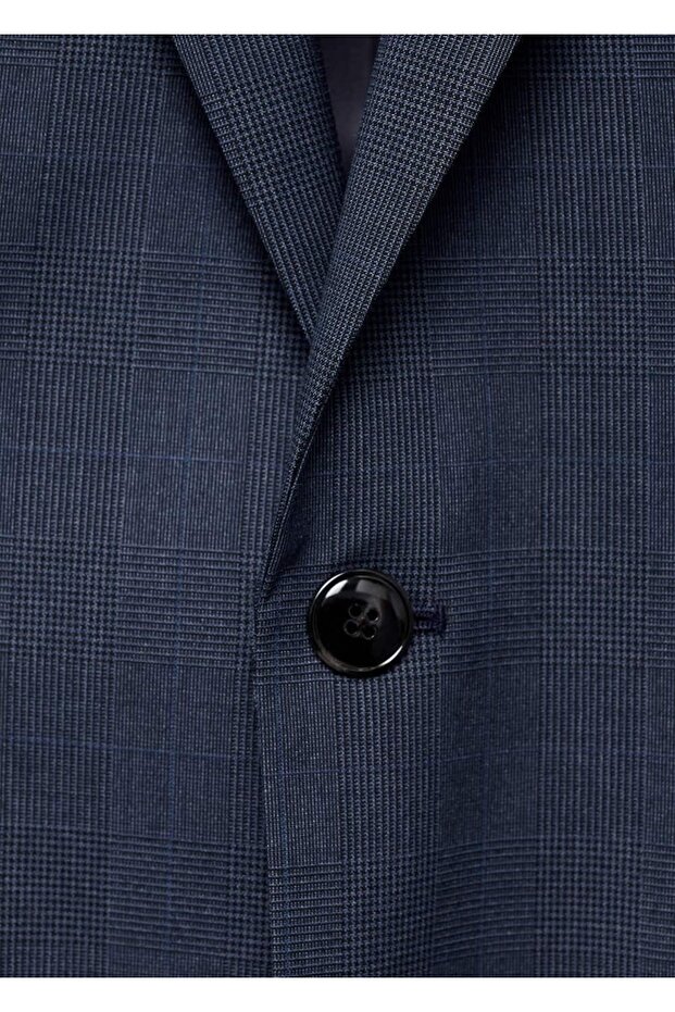 Streç kumaştan süper dar kesim blazer ceket - 7