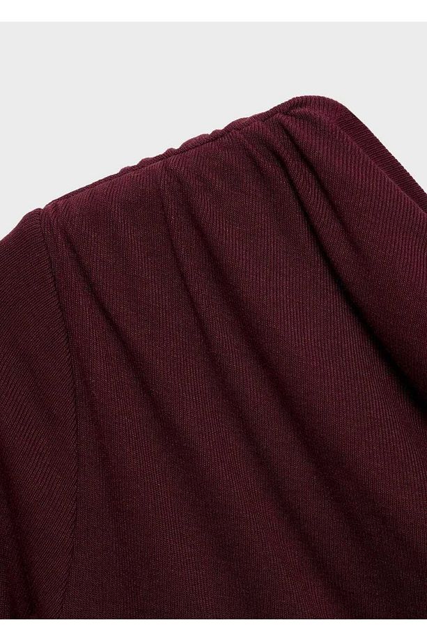 Drape Asimetrik Tişört - 8