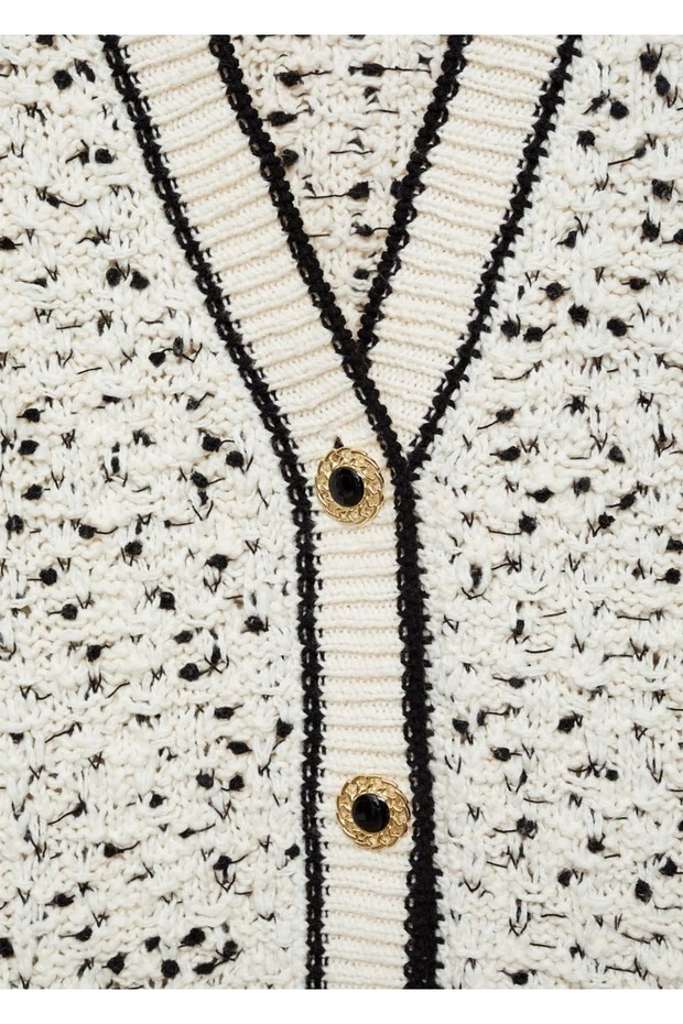 Geniş kesim kırçıllı hırka - 8