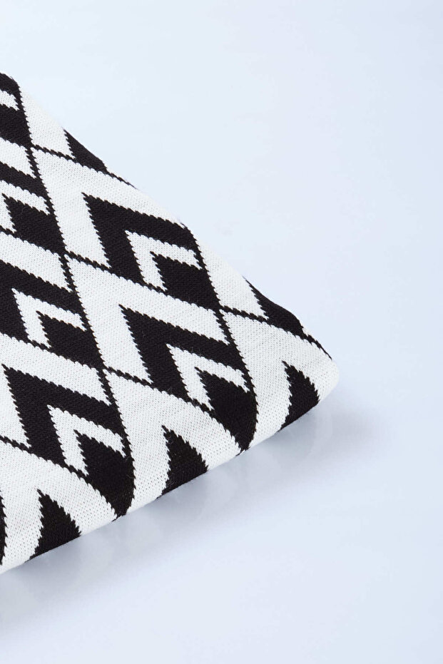 شال تريكو بنمط V - 3