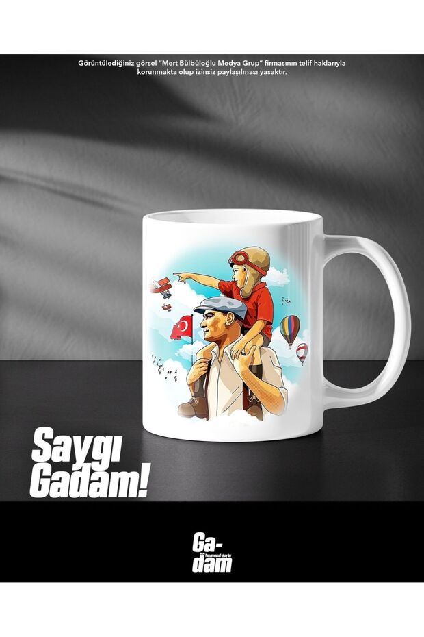 كأس وعد مطبوع مخصص لأتاتورك