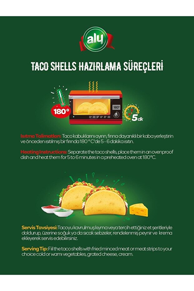 Taco Shells 12'li Paket 135g - 2