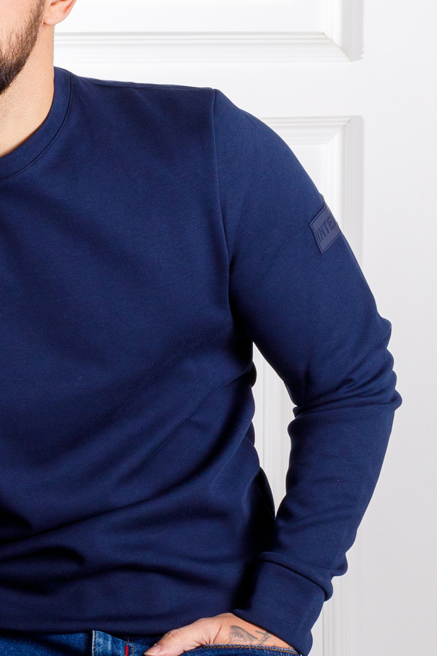 İnterview 0 Yaka Lacivert Sweatshirt - 8