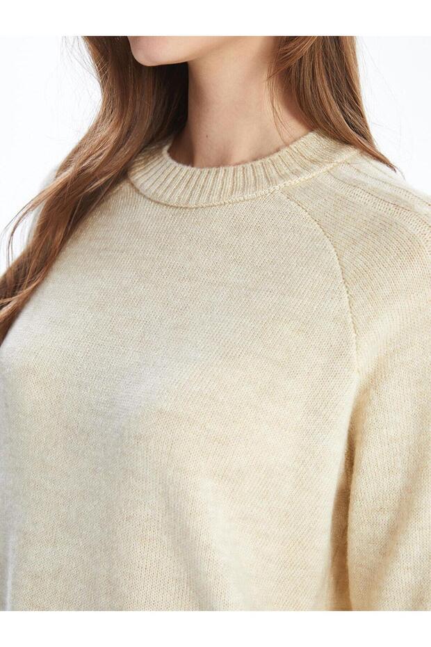 LCW Modest Bisiklet Yaka Kadın Triko Tunik - 3