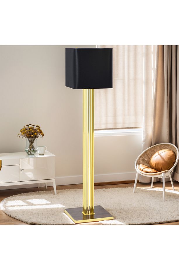 PREMİUM GECE LAMBASI KARE LAMBADER LÜX AYDINLATMA SİTEMİ 37X37 159 CM - 1