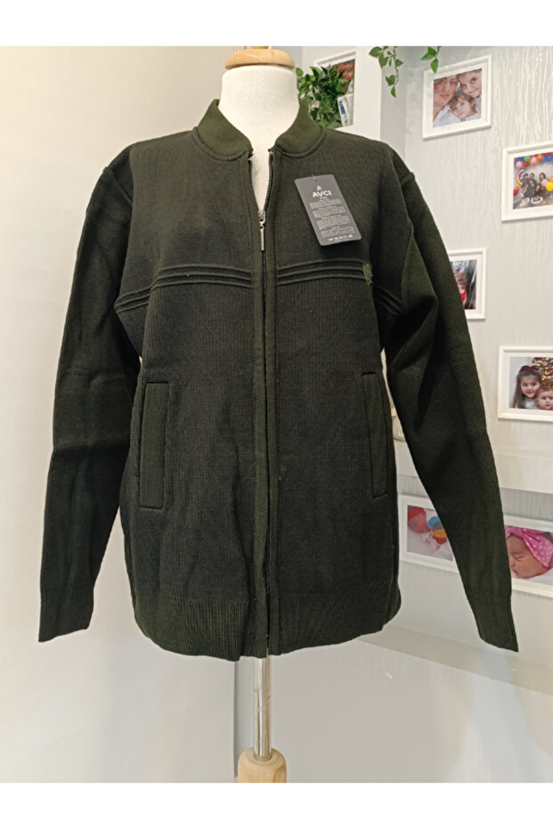 Baba Fermaurlı Triko Ceket - 1