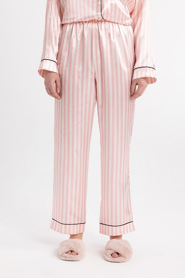 Fall in Love Regular Fit Saten Pijama Altı B8817AX24SP - 6