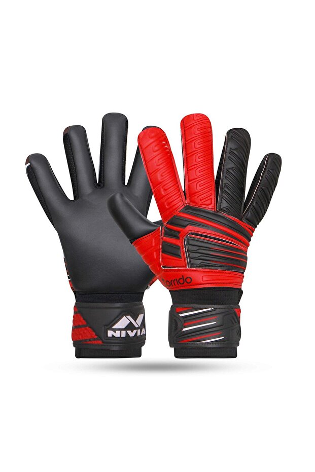 Raptor Torrido Goalkeeper Gloves | Black/red | Size L | For Football/soccer