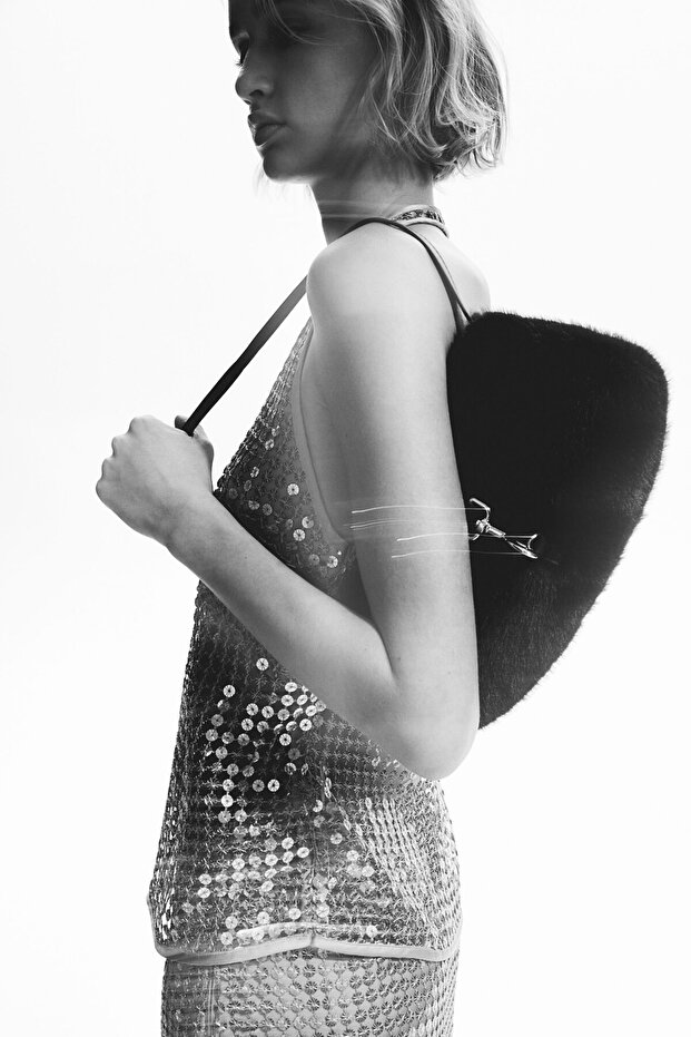 Pullu Halter Yaka Üst - 3