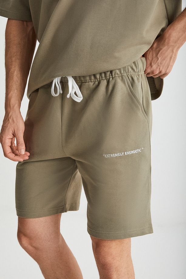 Buga Erkek Comfort Haki Şort & Bermuda - 1