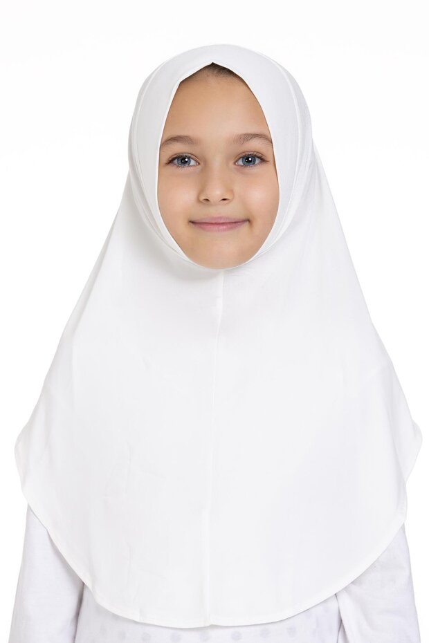 Cream Practical Ready-made Young Hijab Bonnet Sandy Fabric Plain Hijab 2312_40