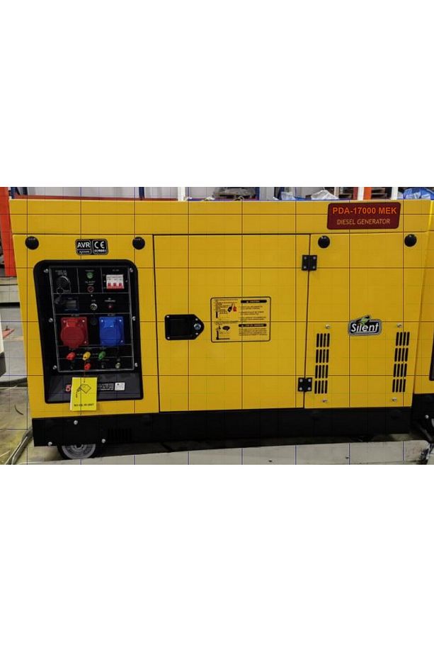 PDA-17000 MEK  16,5 KVA  KABİNLİ MONOFAZE PORTATİF JENERATÖR - 1