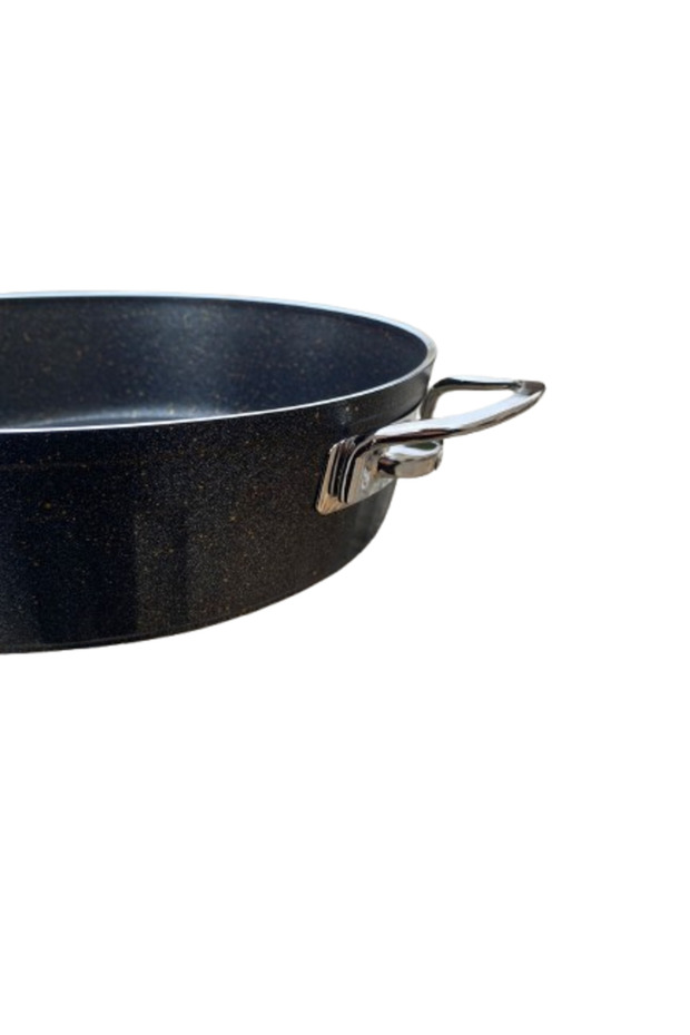 Eko Basık 24 Cm Granit Tencere Gri - 4