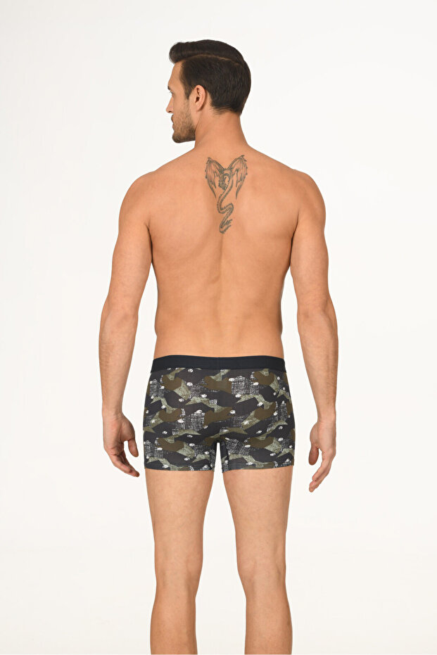 Renkli Parça Desen Boxer - 2