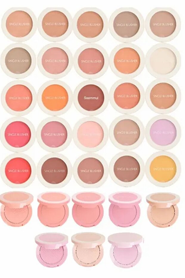 Sebum Kontrolü Sağlayan Tekli Toz Allık - Saemmul Single Blusher-trench Rose (VİONİNE) - 3