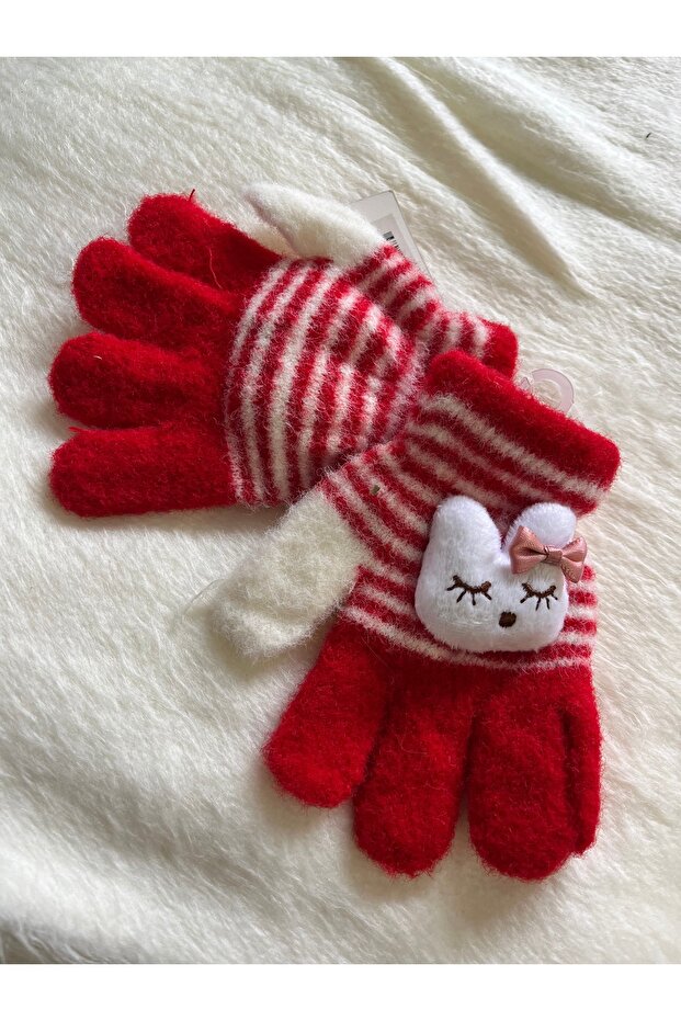 Çocuk yün eldiven - 1