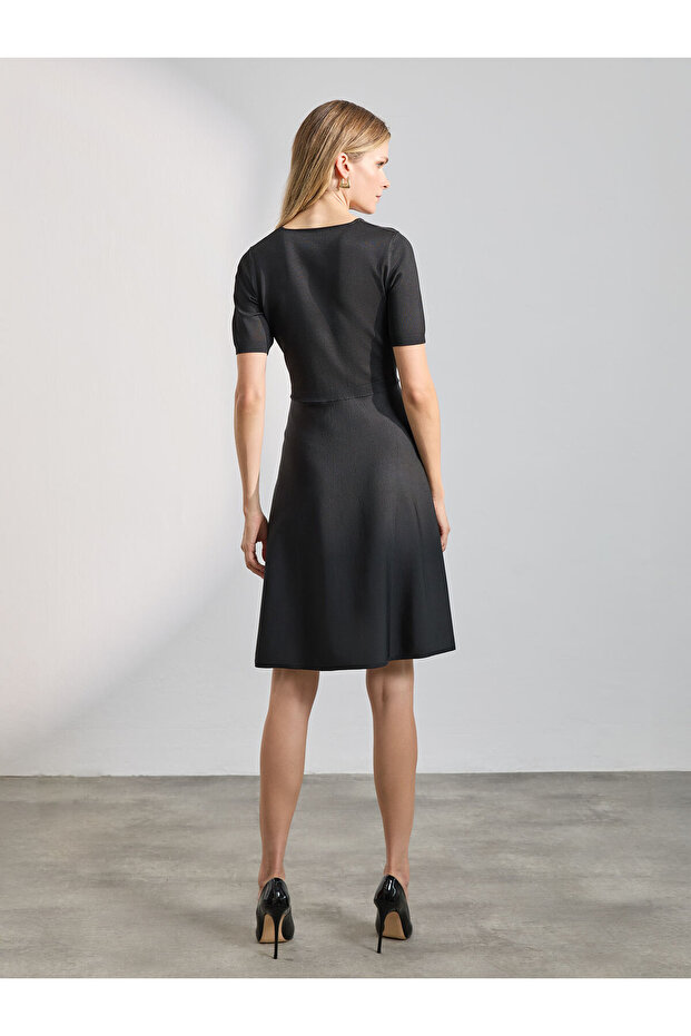 Kadın Elbise-siyah - 3