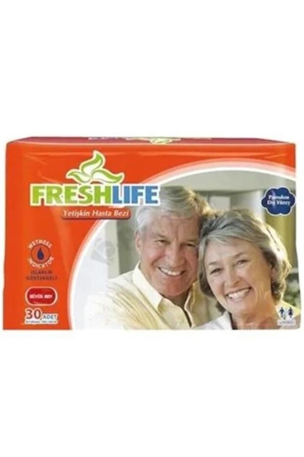 Patient Diapers Large 30 Pieces with Waist Band Wetness Indicator