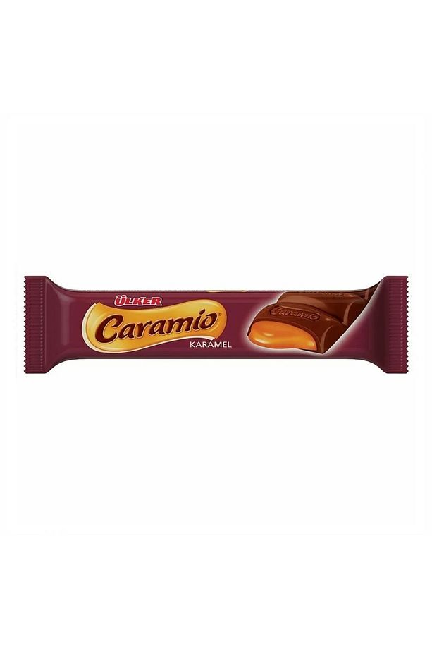 Bol Karamelli Çikolata Kaplamalı Caramio Finger 7 Gram x (24 Adet) - 1