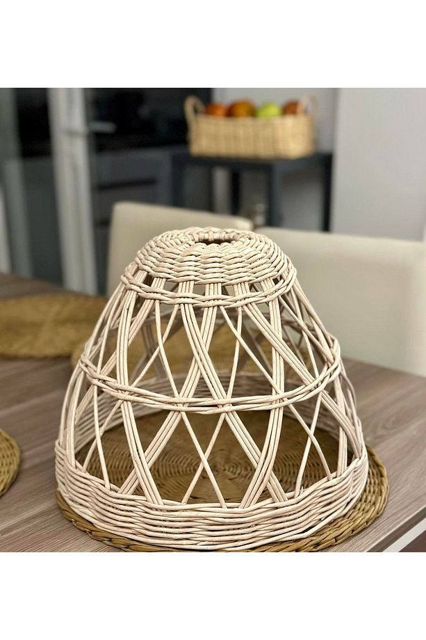 Bohem Sarkıt Avize Rattan Avize Bambu Hasır Avize Salon Mutfak Özel Üretim Avize(duy Dahil) - 4