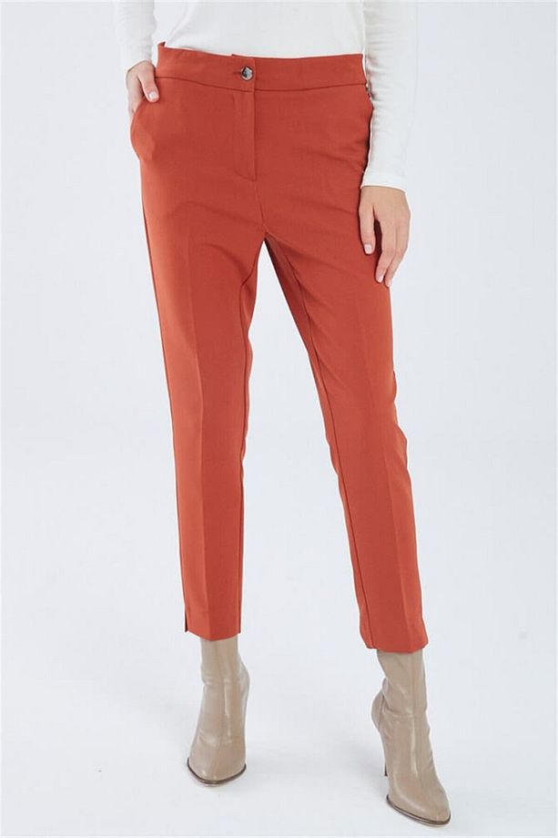 Dar Paça Tarçın Kumaş Pantolon P-0024 - 4
