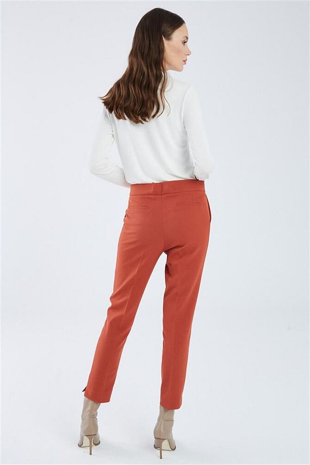Dar Paça Tarçın Kumaş Pantolon P-0024 - 5