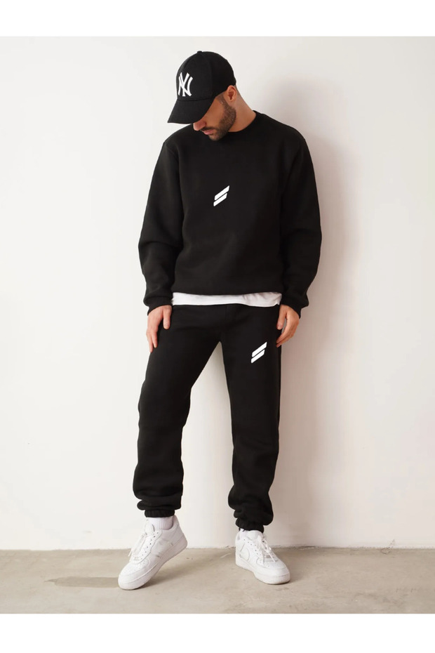 Clothing Oversize Sweatpants Set Printed for Unisex