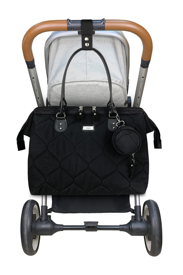 Kadın Manolya Anne Bebek Bakım Ve Kadın Kol Çantası Siyah - 6