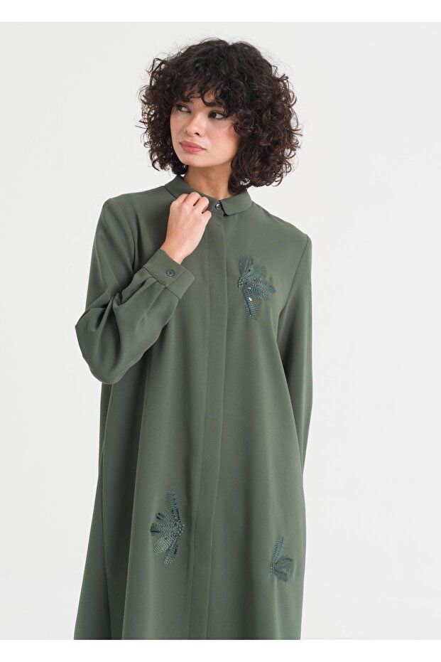 Önü İşlemeli Tunik - 7