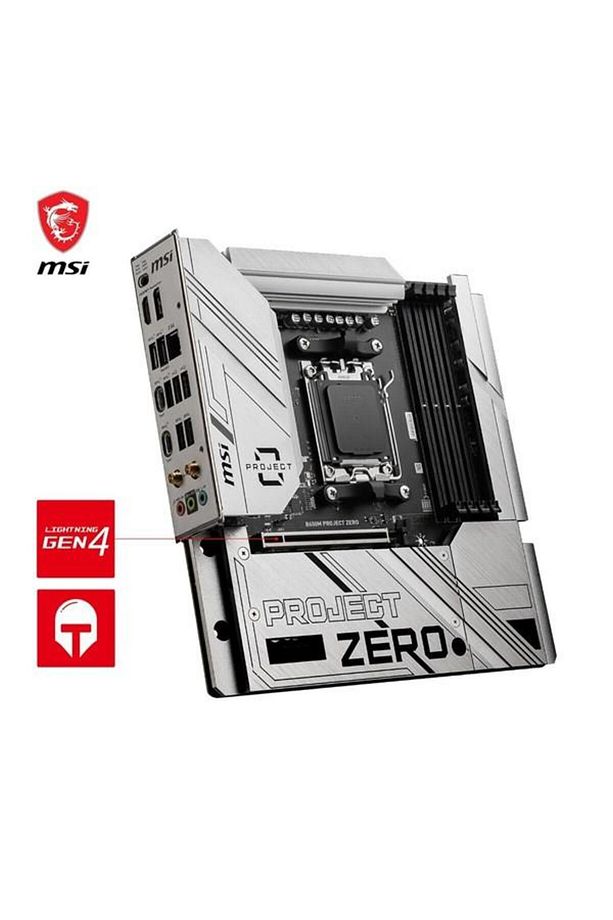 B650m Project Zero Wıfı-6e Ddr5 Hdmı-dp Pcıe 4.0 Am5 Matx - 5