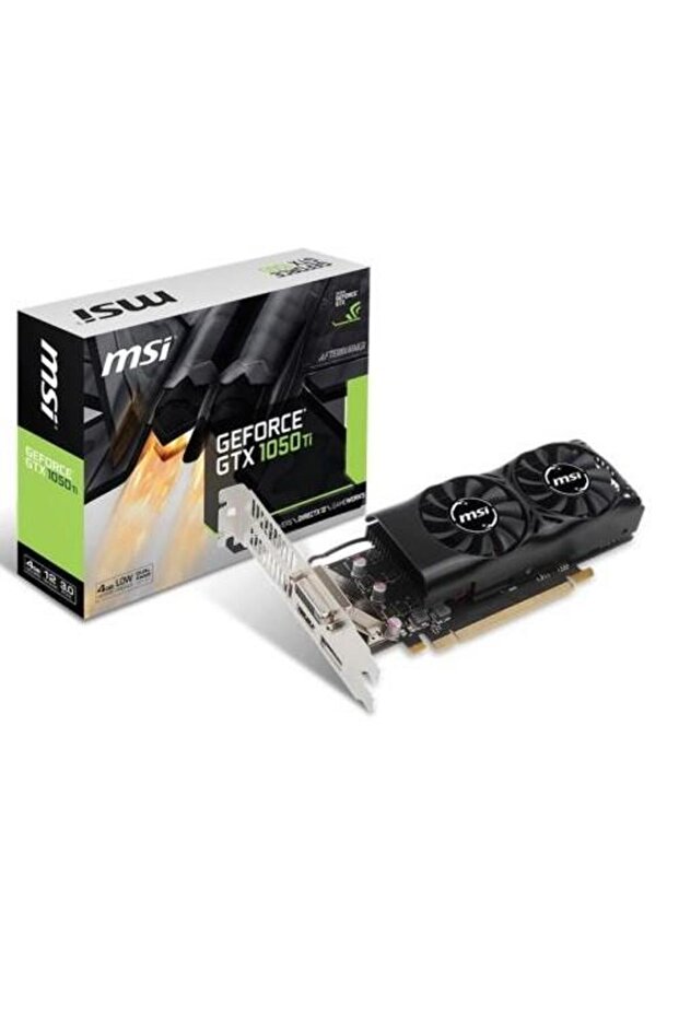GTX1050Ti 4GB 4GT LP DDR5 128bit HDMI DVI DP PCIe 16X v3.0 Low Profile - 1