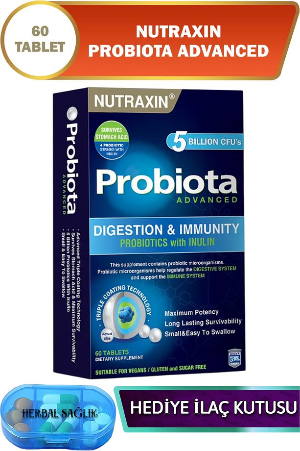 Probiota Advanced-(Probiyotik Takviyesi) 60 Adet Tablet - 1