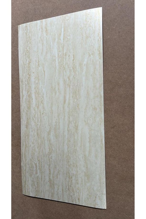 BS1741 Shiny 60x30cm 1 Adet Mermer Desenli Yapışkanlı Esnek Karavan Banyo Wc Duvar Kaplama Paneli - 5