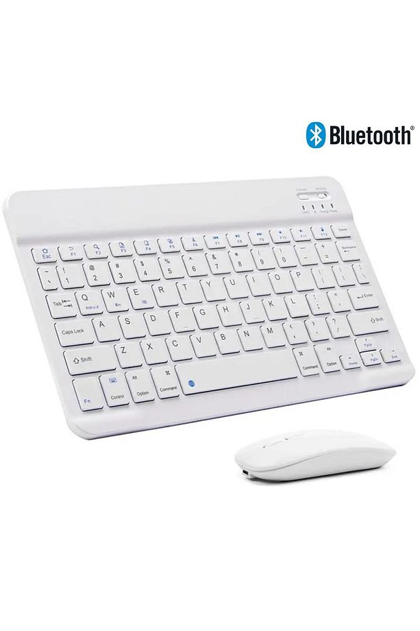 iPad Mini 7. Nesil 8.3" Tablet İçin Uyumlu Slim Şarjlı Türkçe Bluetooth Klavye ve Mouse Seti - 4