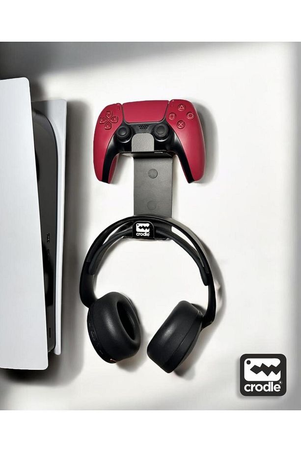 2'li Fırsat Ps5 Ve Ps5 Slim Duvar Standı Joystick Konsol Tutacağı Yerden Tasarruf Gaming Aksesuar - 3