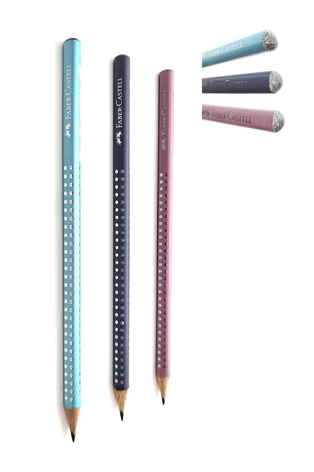 Pırlanta Sparkle Kurşun Kalem Seti  (3 Adet Kalem) - 1