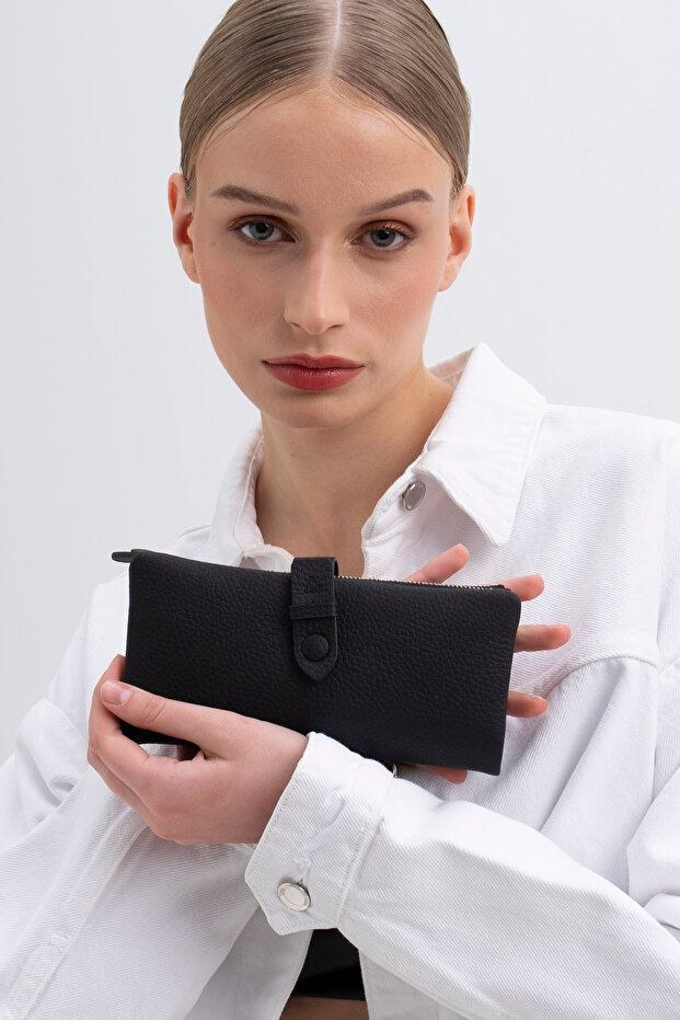 %100 Hakiki Deri Cüzdan - 1