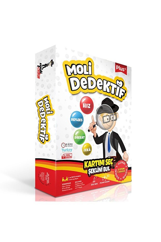 Moli Detective Card Select Find Your Shape Box Games - Blue Water World